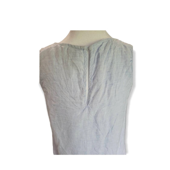 C&C California Womens Linen Floral Embroidered Sleeveless‎ Shift Dress Size S - Picture 7 of 12